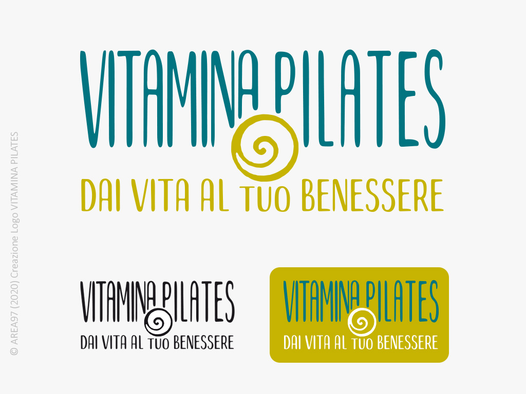 VITAMINA PILATES<br>Naming e Logo | Studio fitness