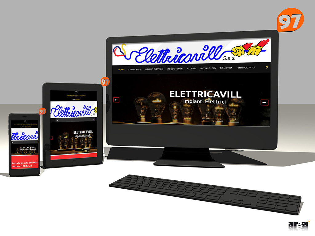 ELETTRICAVILL<br>Website | Impianti elettrici